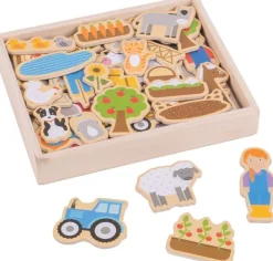 Best Farm Magnets with Wooden Box Pre School|Role Play