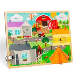 Sale Life Skills Fixings Board Puzzles|Pre School