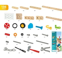 Outlet Builder Construction Set 136 pieces Role Play|Pre School