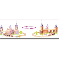 New Disney Princess Castle Set Trains And Vehicles|Train Tracks