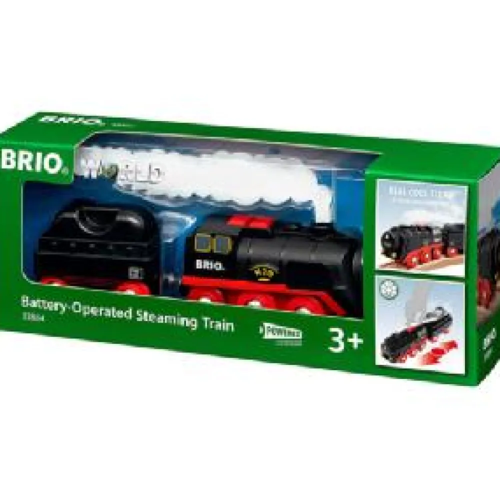 Discount World Battery Operated Steaming Train 33884 Trains And Vehicles|Pre School