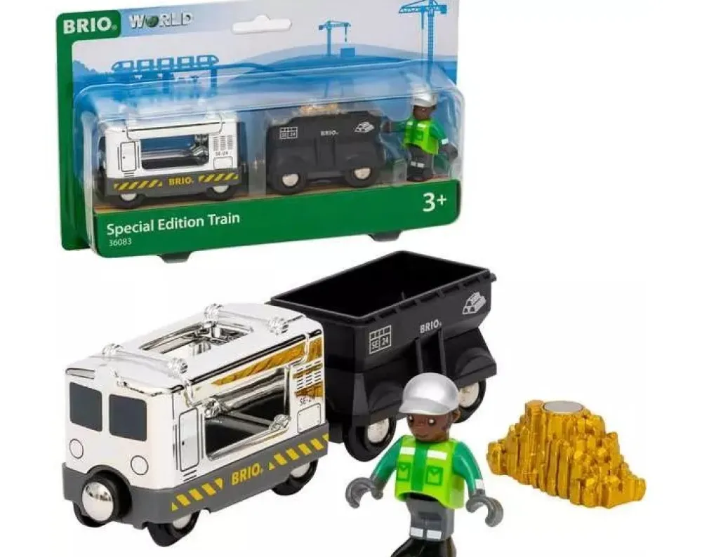 Discount World Special Edition Train 2024 Silver Train and Gold Cargo 36083 Trains And Vehicles|Train Accessories