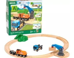 Outlet World Starter Lift and Load Set: Trains, Track and Crane 36028 Trains And Vehicles|Train Tracks