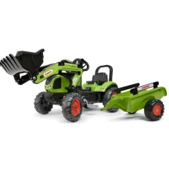 Best Age 2 - 5, Claas Pedal Tractor with Loader and Trailer 2040AM Ride Ons|Model Tractors