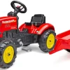 Outlet Age 2 - 5, Country Farmer Red Tractor with Trailer (F2058L) Ride Ons|Pre School
