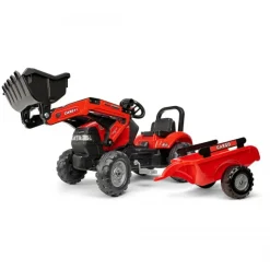 Hot Age 2 - 5 years, CASE IH Maxxum 130 CVX Tractor with Front Loader and Trailer 961AM Ride Ons|Model Tractors