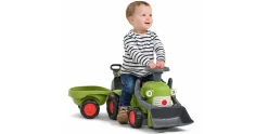 New Age 1+ Claas Baby Tractor with Loader, Back Hoe and Trailer Trucks|Ride Ons