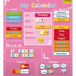 Outlet Fiesta My Calendar Magnetic Pre School|Creative Activities