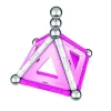 Best Pink Magnetic Construction Set 22 Piece Creative Activities