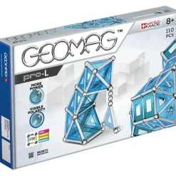 New PRO-L Building Set, Blue and Silver Metal, 110 Pieces Creative Activities