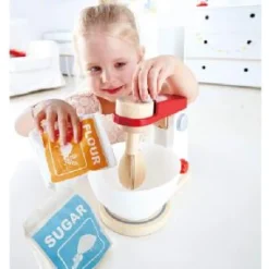 Hot Mix and Bake Wooden Food Processor / Mixer Role Play|Kitchens