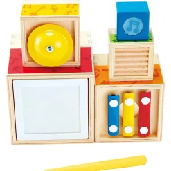 Outlet Wooden Musical Instrument Stacking Set Pre School|Musical Toys
