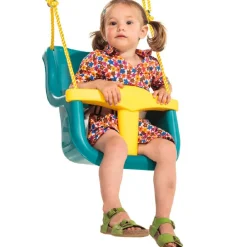 Best Baby Seat Luxe Turquoise and Yellow Pre School|Swing Accessories