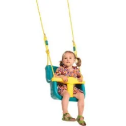 Best Baby Seat Luxe Turquoise and Yellow Pre School|Swing Accessories