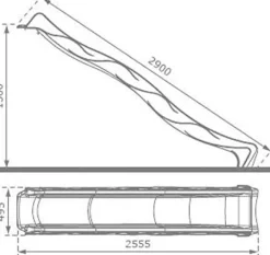 Clearance Slide Body 10ft Lime Green Climbing Accessories|Slides