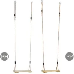 New Wooden Swing Seat Basic Polypropylene Ropes Swing Accessories|Swing Accessories