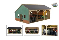 Discount 1:16 Wooden Farm Shed for 3 Tractors Wooden Farms|Role Play