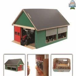 Online Cattle Shed with Roller Blinds Wooden Farms|Role Play