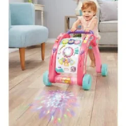 3 in 1 Activity Walker Pink Pre School