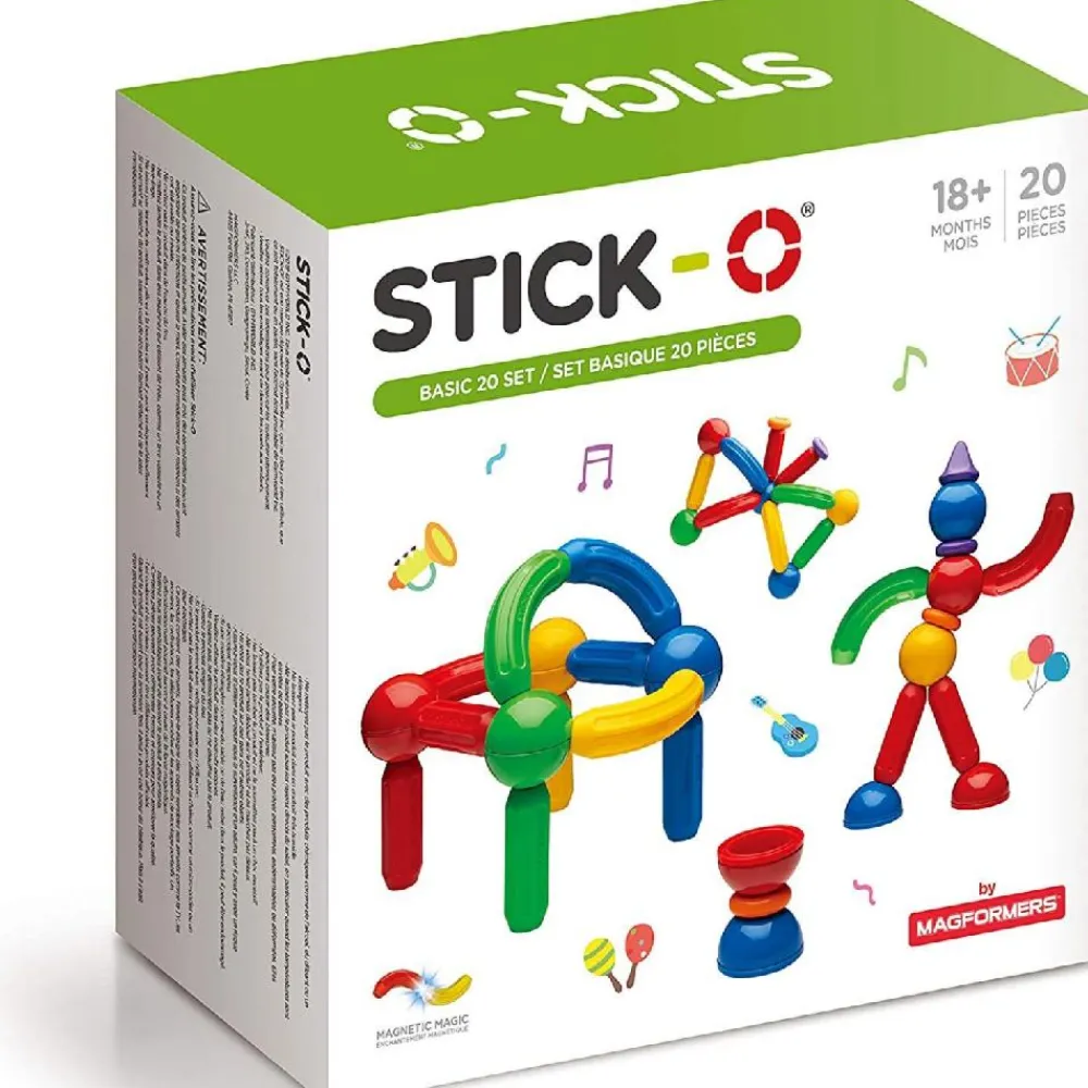 Clearance Magformer Stick - O Basic Set 20 Pieces Pre School|Creative Activities
