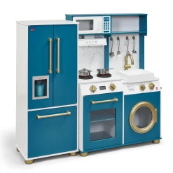 Online Bakehouse Traditional Wooden Kitchen with Fridge Role Play|Pre School