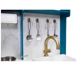 Online Bakehouse Traditional Wooden Kitchen with Fridge Role Play|Pre School