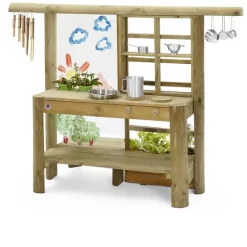 Best Discovery Mud Pie Wooden Kitchen Role Play|Pre School