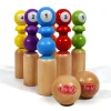 Wooden Bowling Set Sports|Games