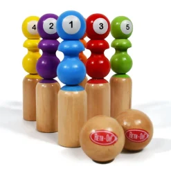 Wooden Bowling Set Sports|Games