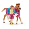 Sale Foal with Blanket and Girl Boxed 42361 Pre School|Role Play