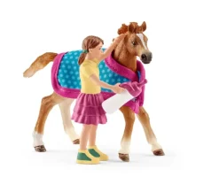 Sale Foal with Blanket and Girl Boxed 42361 Pre School|Role Play