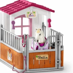 New Horse Stable / Stall with Lusitano Mare Wooden Farms|Model Animals
