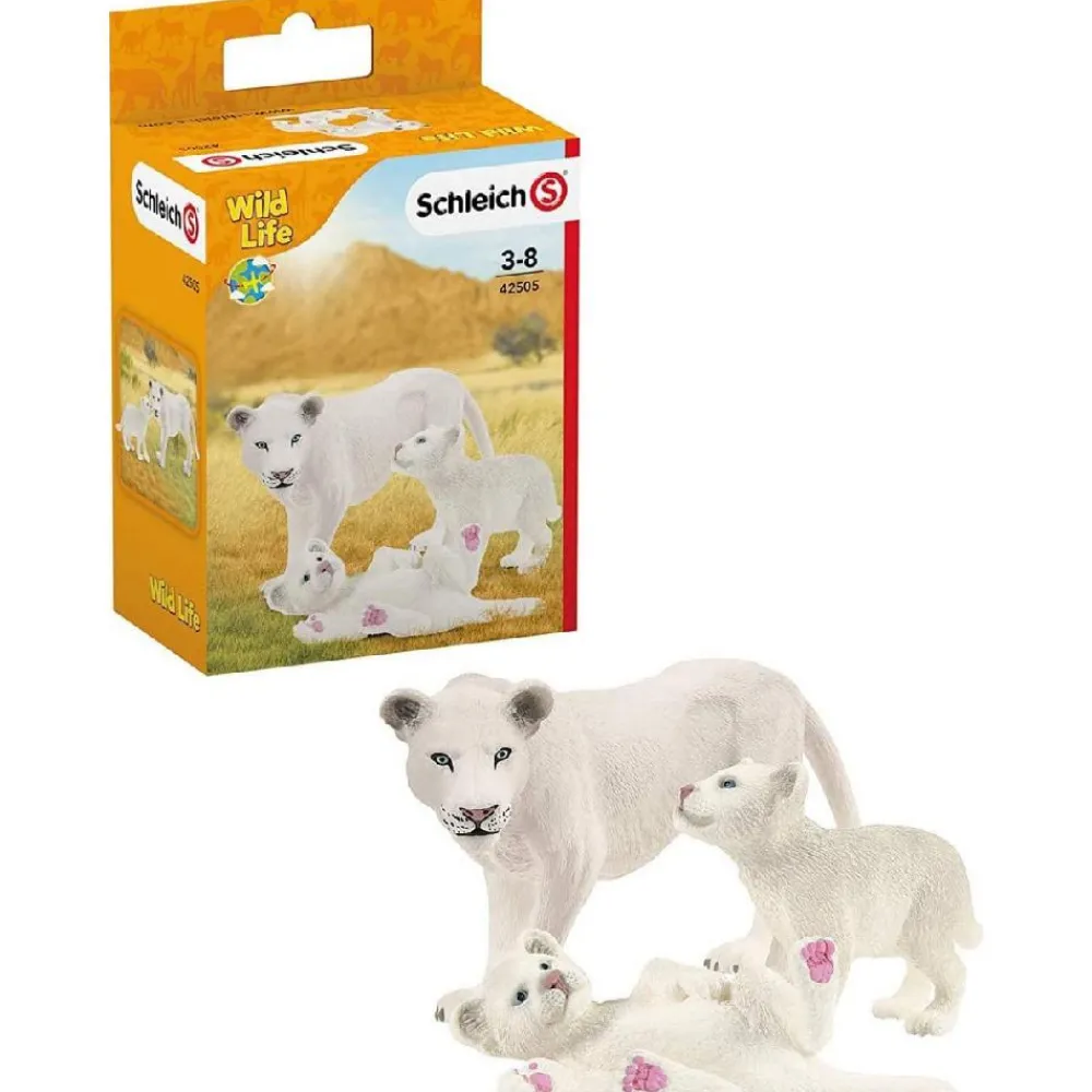 Online Lion Mother with Cubs Wild Life Model Animals