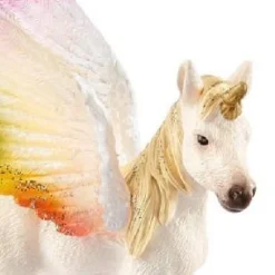Winged Rainbow Unicorn Foal Pre School|Model Animals