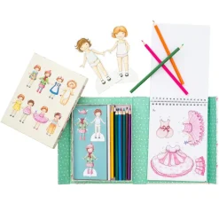 Hot Tiger Tribe Paper Doll Dress Up and Draw Kit Vintage Role Play|Pre School