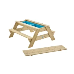 Best Deluxe Wooden Picnic Table Sandpit Garden Toys|Sandboxes