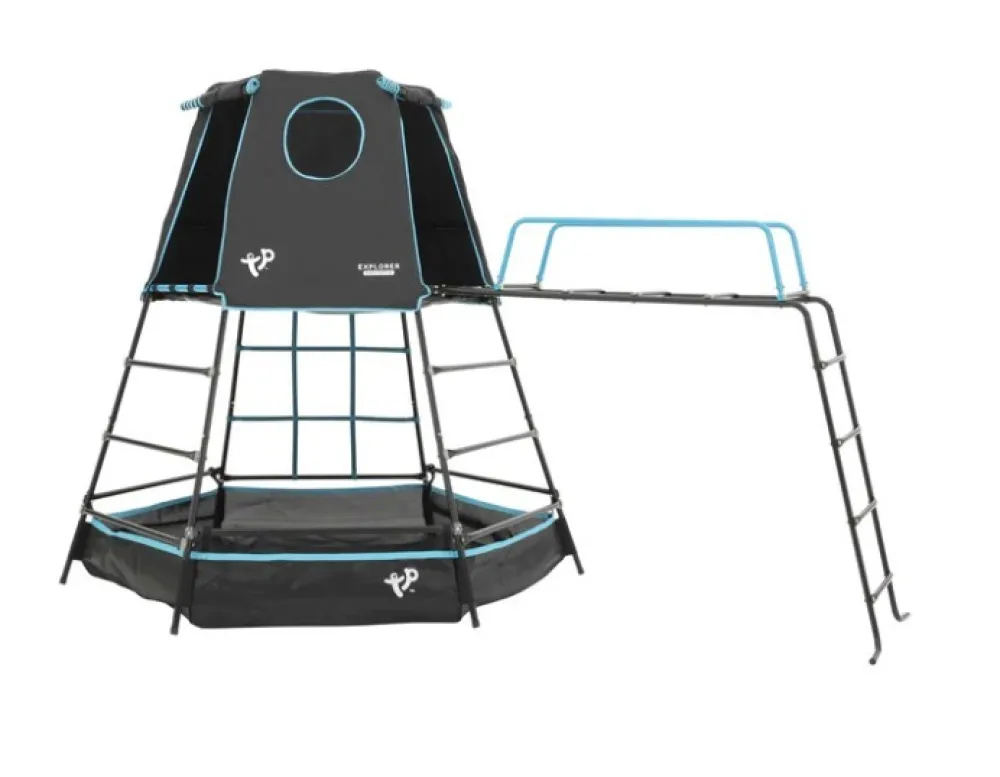 Discount Explorer Metal Climbing Frame Black with Jungle Run Climbing Frames|Pre School