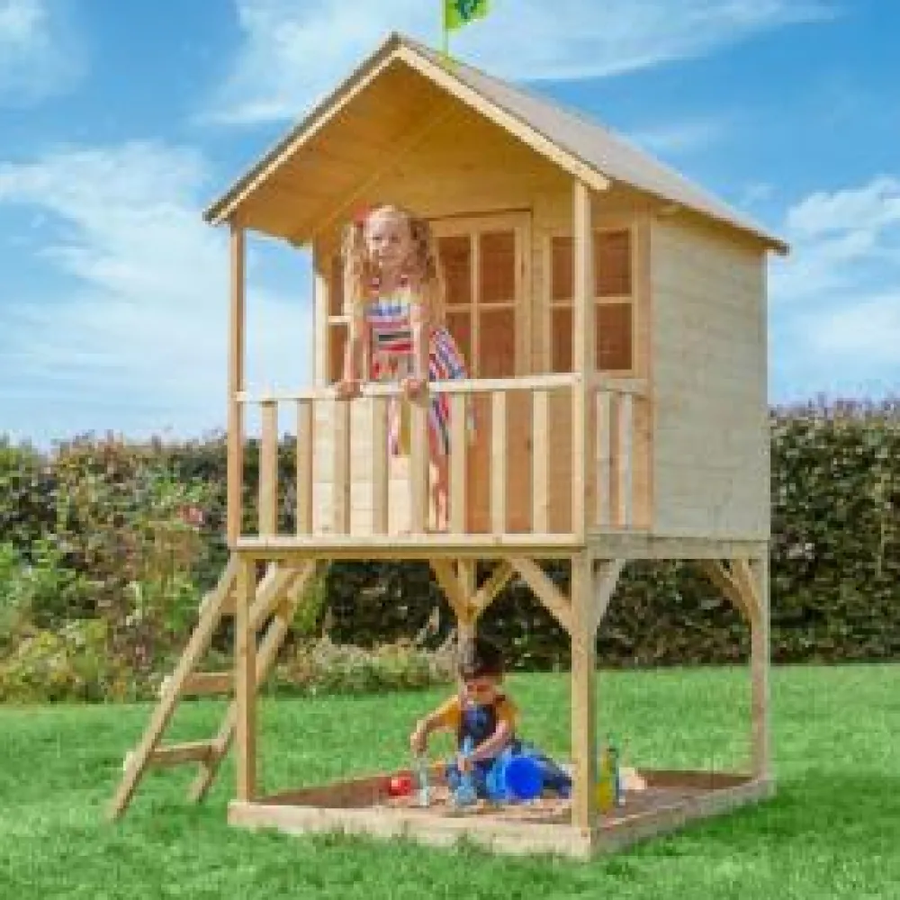 Outlet Hill Top Wooden Tower Playhouse Pre School|Houses