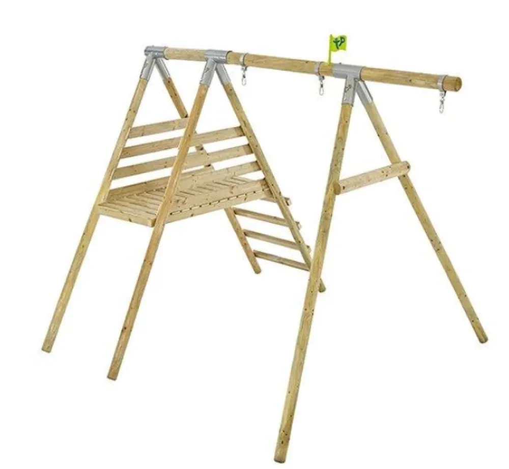 Knightswood Wooden Swing Frame Single and Deck Swings|Climbing Frames