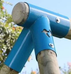 Discount Knightswood Wooden Swing Frame Double and Deck Swings|Slides