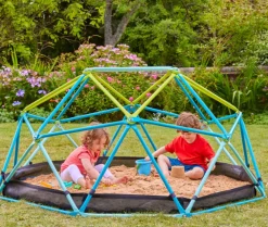 1.9m Metal Climbing Dome and Sandpit Pre School|Sandboxes