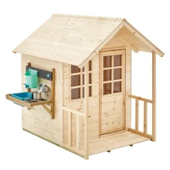 Discount Meadow Cottage Wooden Play House with Kitchen Unit BAD BOX Role Play|Pre School