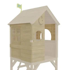 Hot Treehouse Wooden Play Tower Wooden Panels Climbing Accessories|Climbing Accessories