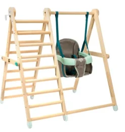 Hot Wooden Climb and Swing Frame Pre School|Pre School